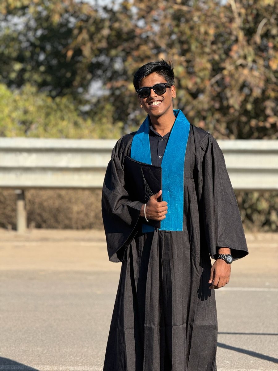 Graduating from Symbiosis Centre for Management Studies, Pune